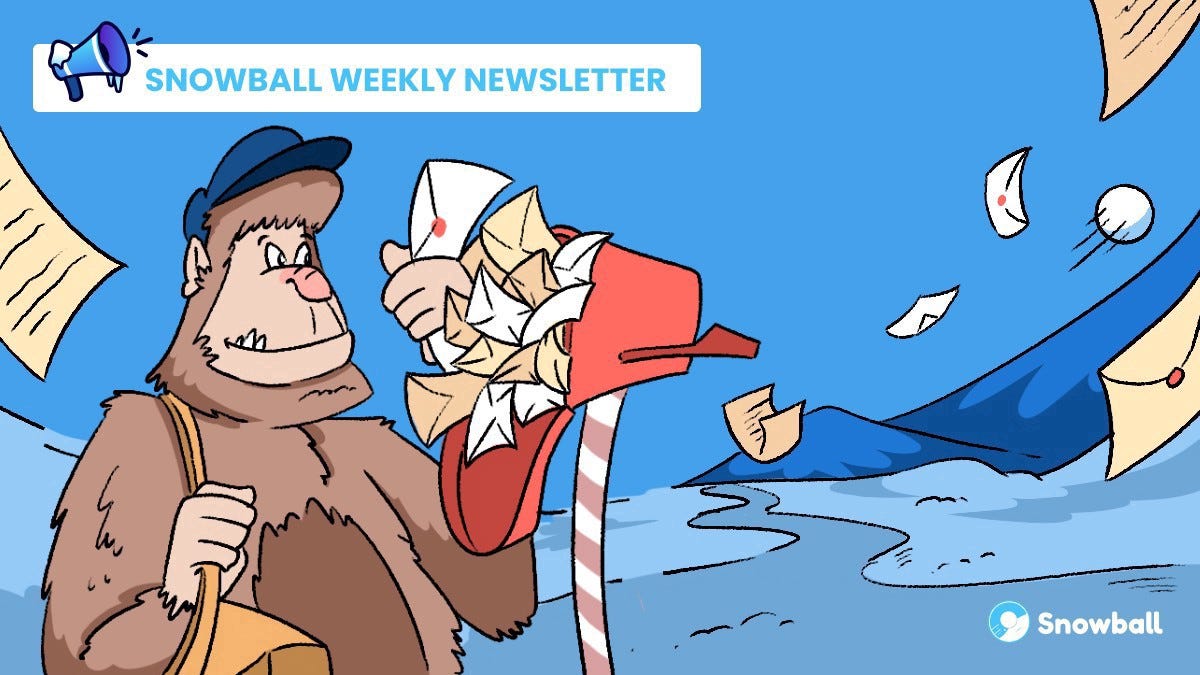 Snowball Weekly Newsletter — 24/03/2022 by Zachary Snowball Medium