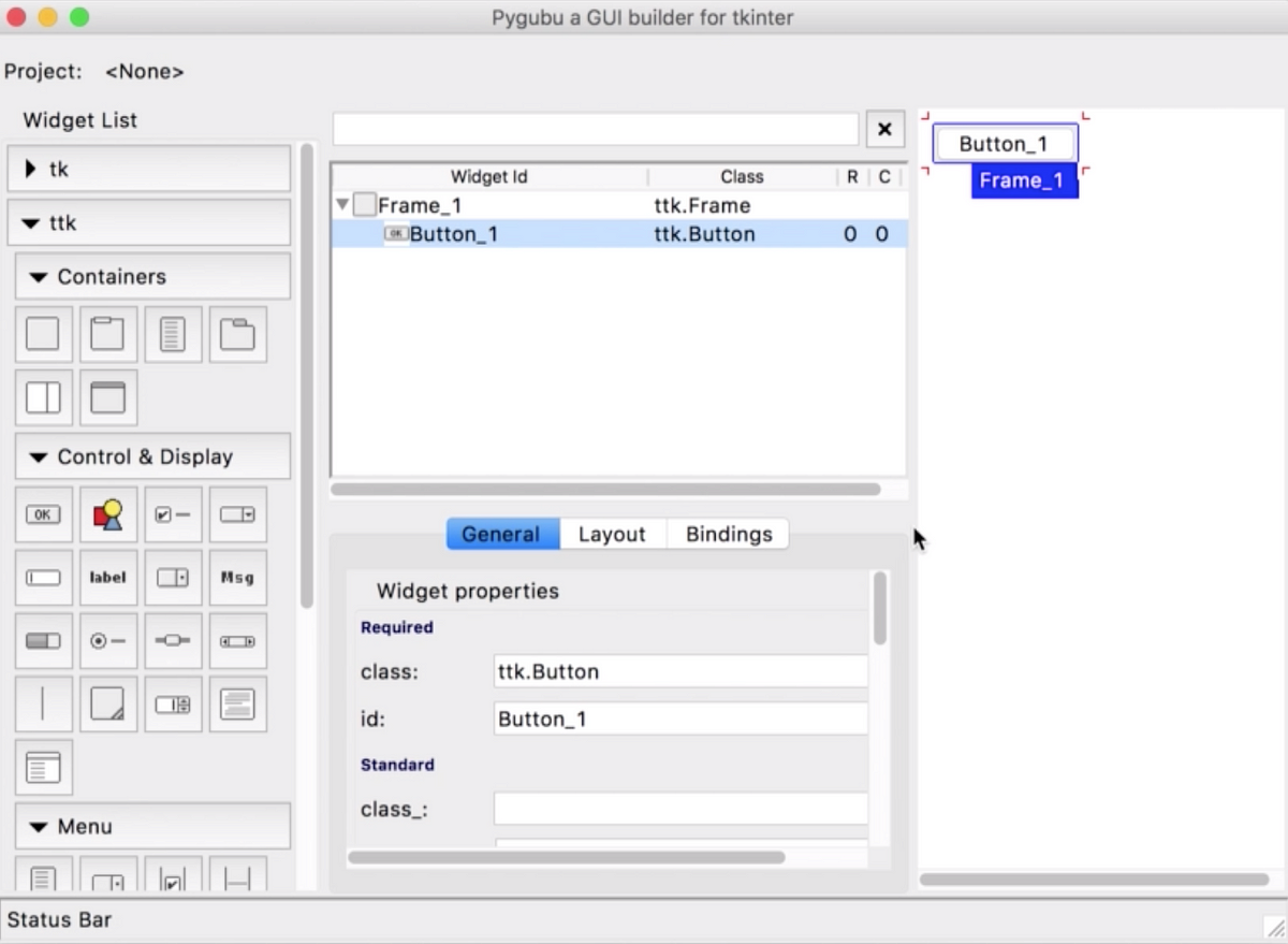 Pygubu GUI. 安裝 pip install pygubu | by Steven Wang | Medium
