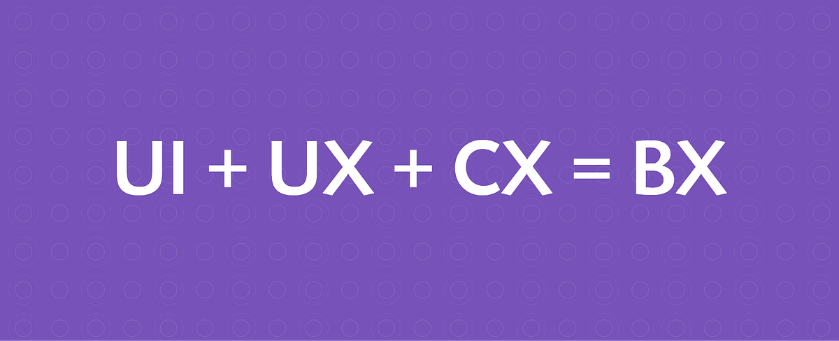 Está cansado de ouvir falar de UX? Espere, tem UI, UX, CX e BX! | by ...