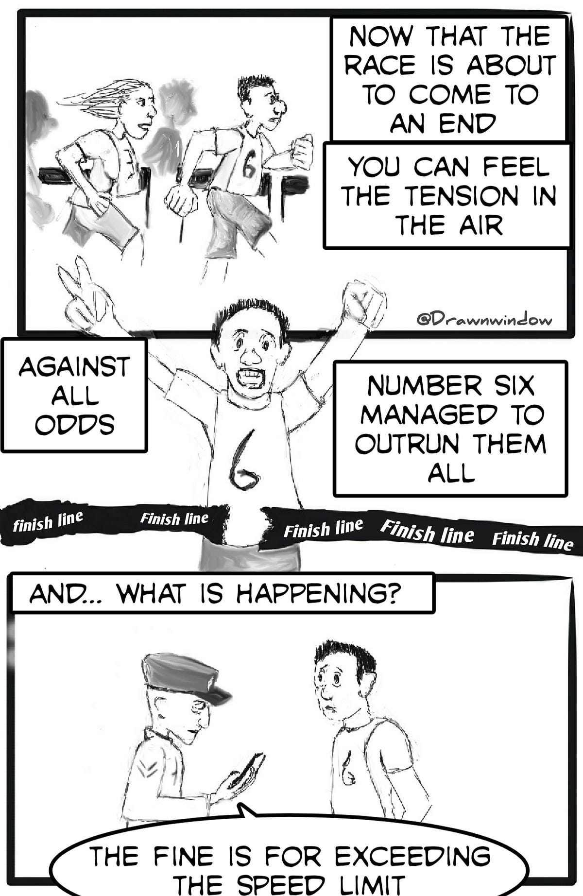 What happened at the end of the marathon? Nemo Medium