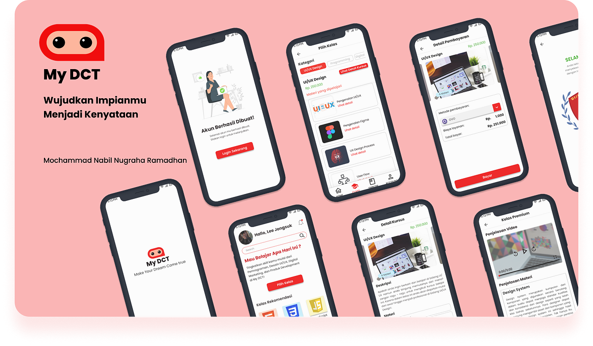 UI/UX Case Study: Learning Course App My DCT | by Mochammad Nabil ...