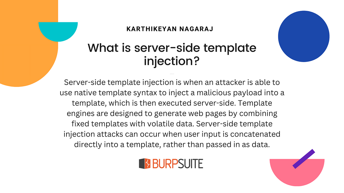 What is server-side template injection?