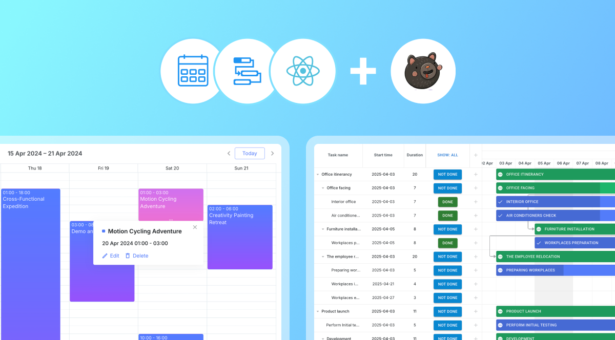 Simplifying State Management in DHTMLX React Gantt and Scheduler ...
