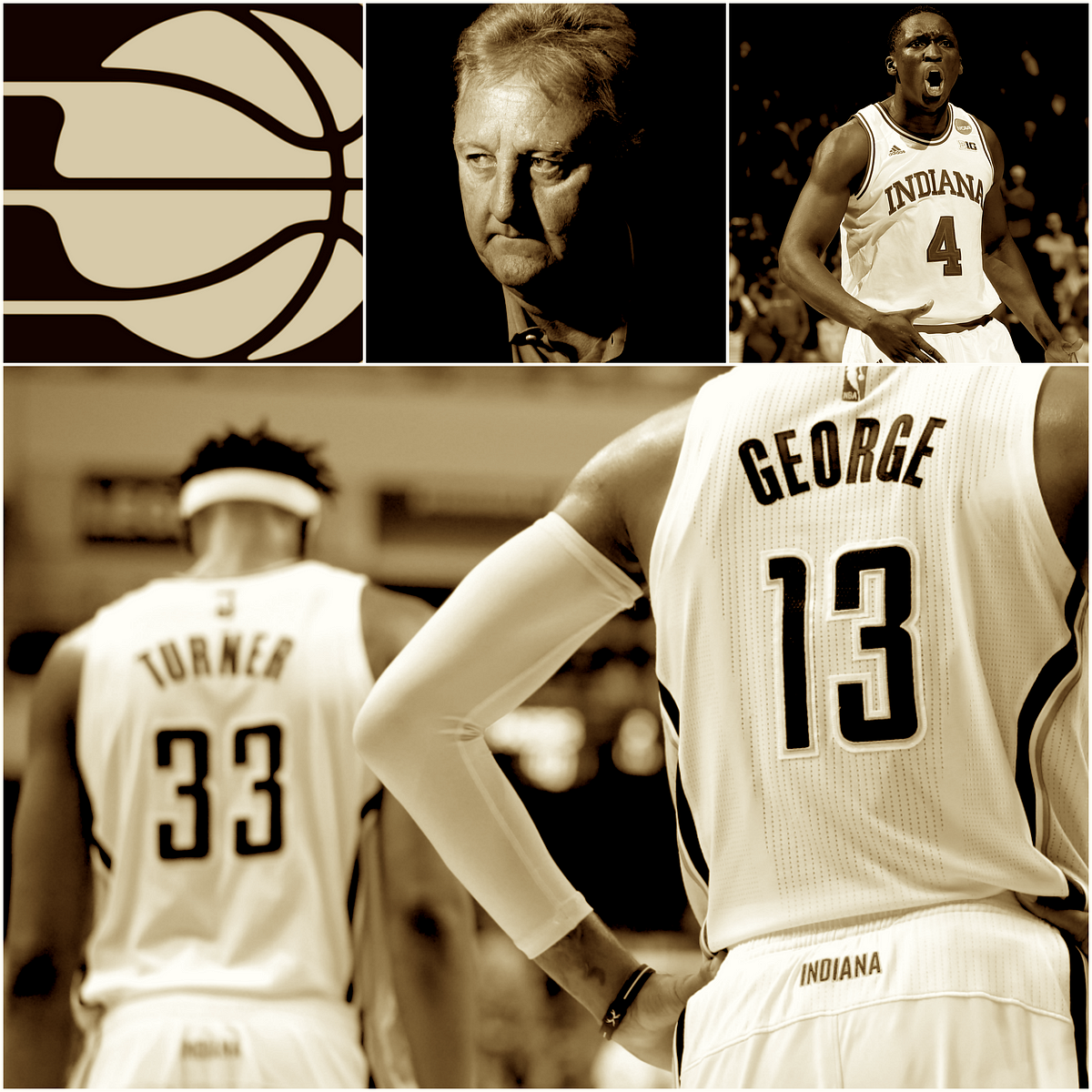 Paul George may like to wear his own Indiana Pacers jersey