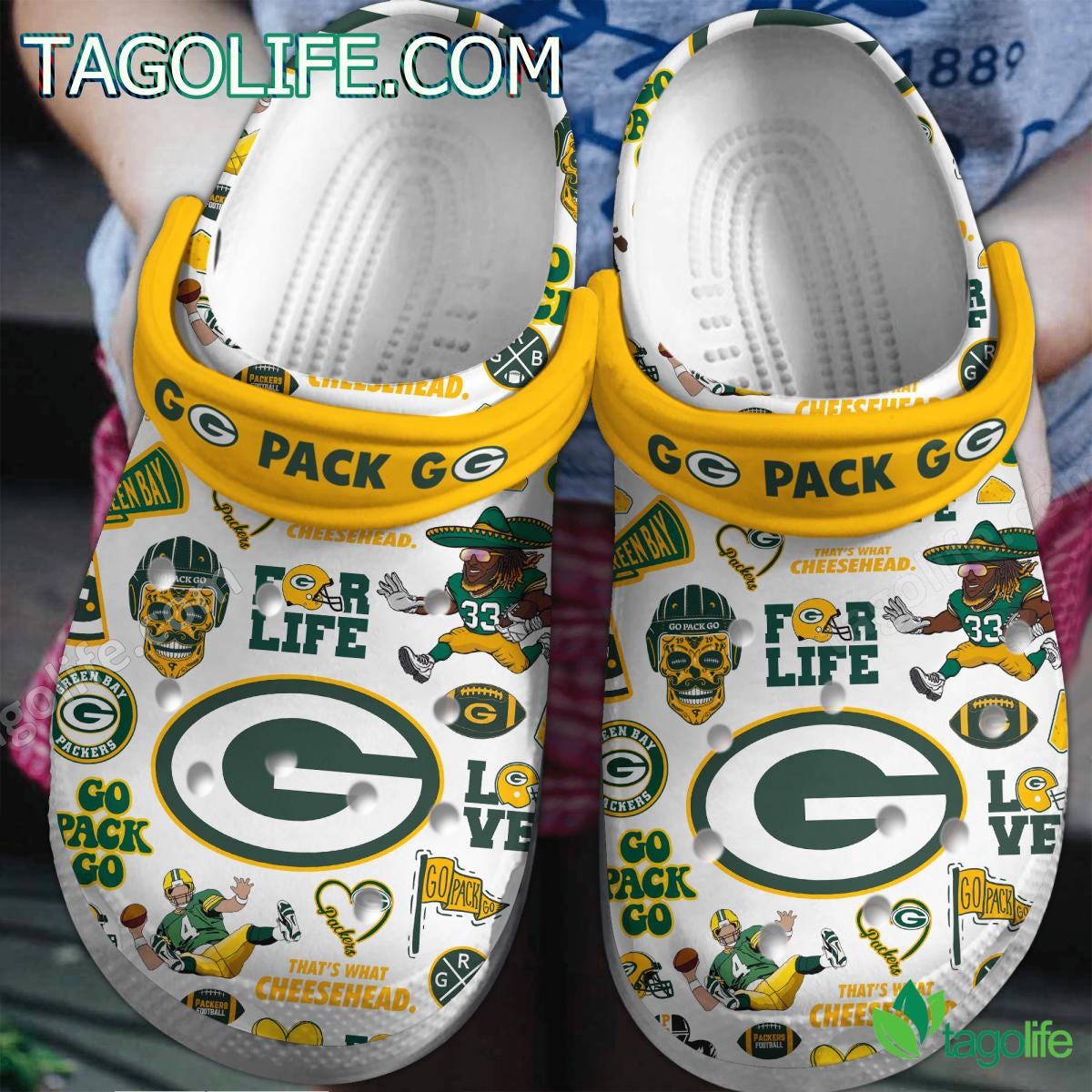 Green Bay Packers For Life Crocs Clogs | by Thu Nguyen | Jan, 2024 | Medium
