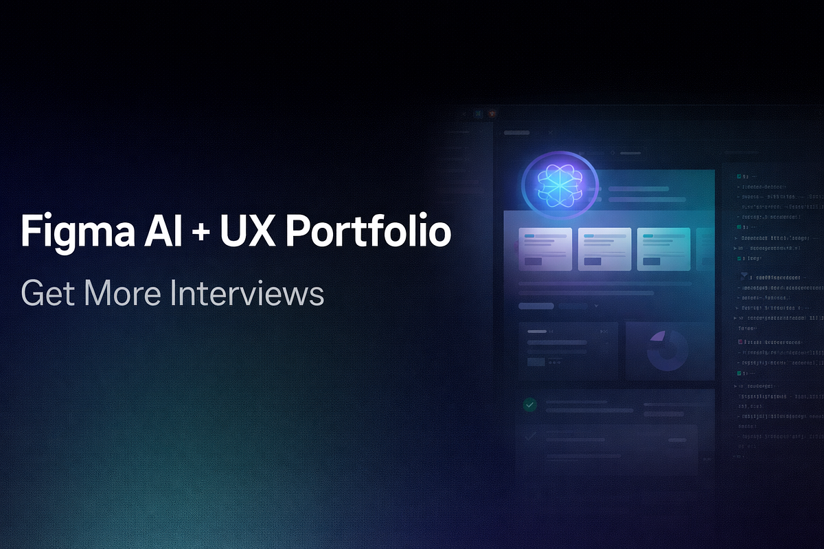 How Figma AI Can Improve Your UX Portfolio (And Get You More Interviews)