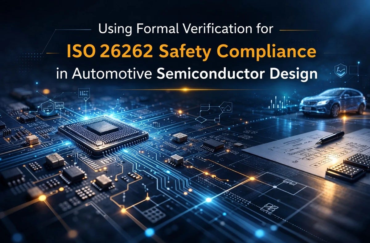 Using Formal Verification for ISO 26262 Safety Compliance in Automotive Semiconductor Design