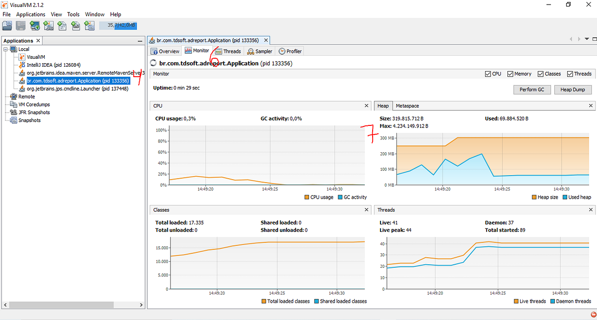 Como utilizar o VisualVM com o Intellij no Windows Joana Godoy Medium