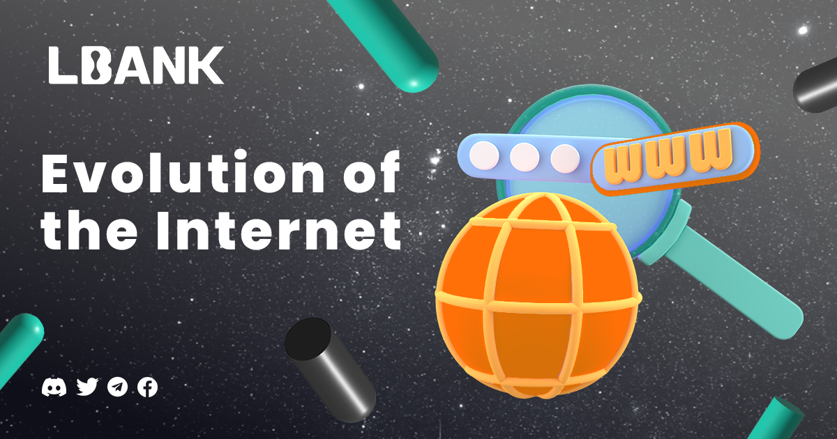 Evolution of the internet web 1 0 2 0 3 0 4 0 and 5 0 by lbank