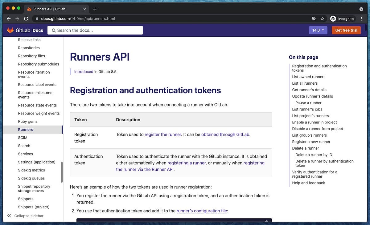 透過 GitLab API 為 Project 設定指定的 GitLab Runner | by Chengwei Chen | Medium