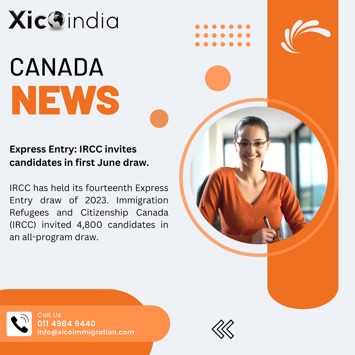 Express Entry: IRCC invites candidates in first June draw. - Xico India 