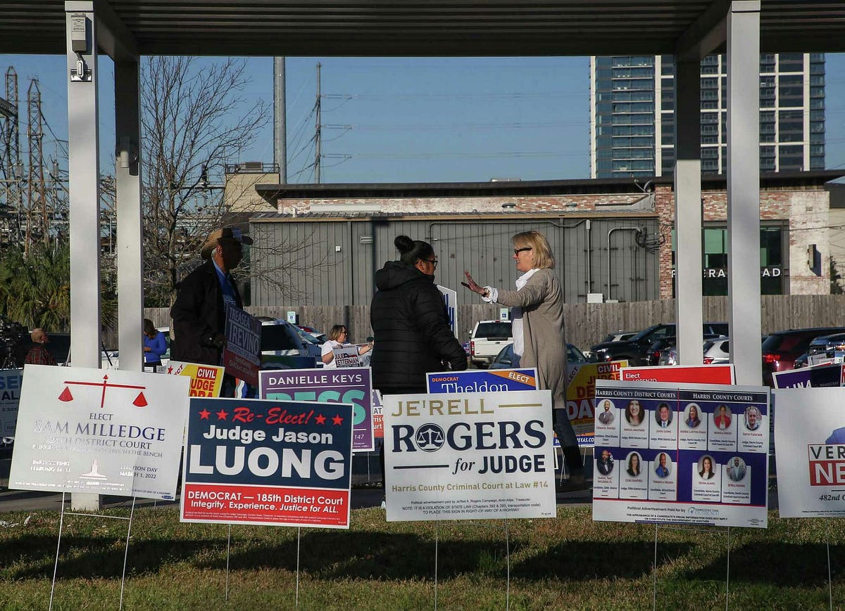 Harris County Dems call GOP’s runoff voting map ‘disturbingly racist