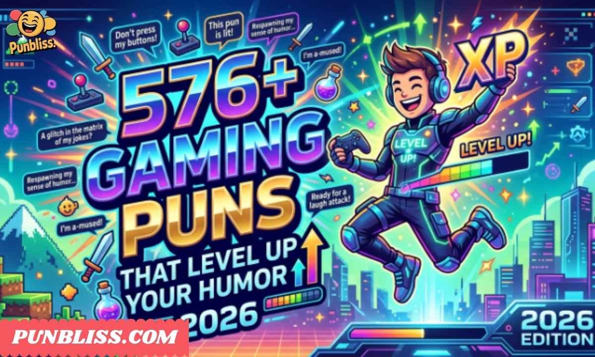 576+ Gaming Puns That Level Up Your Humor 2026