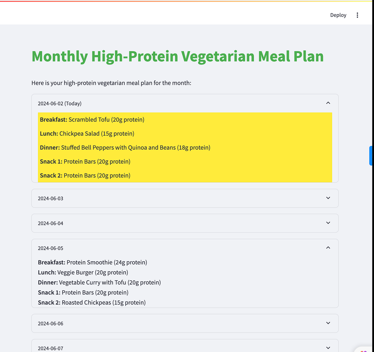 I created a Custom Meal Plan with Python and Streamlit: A Step-by-Step ...