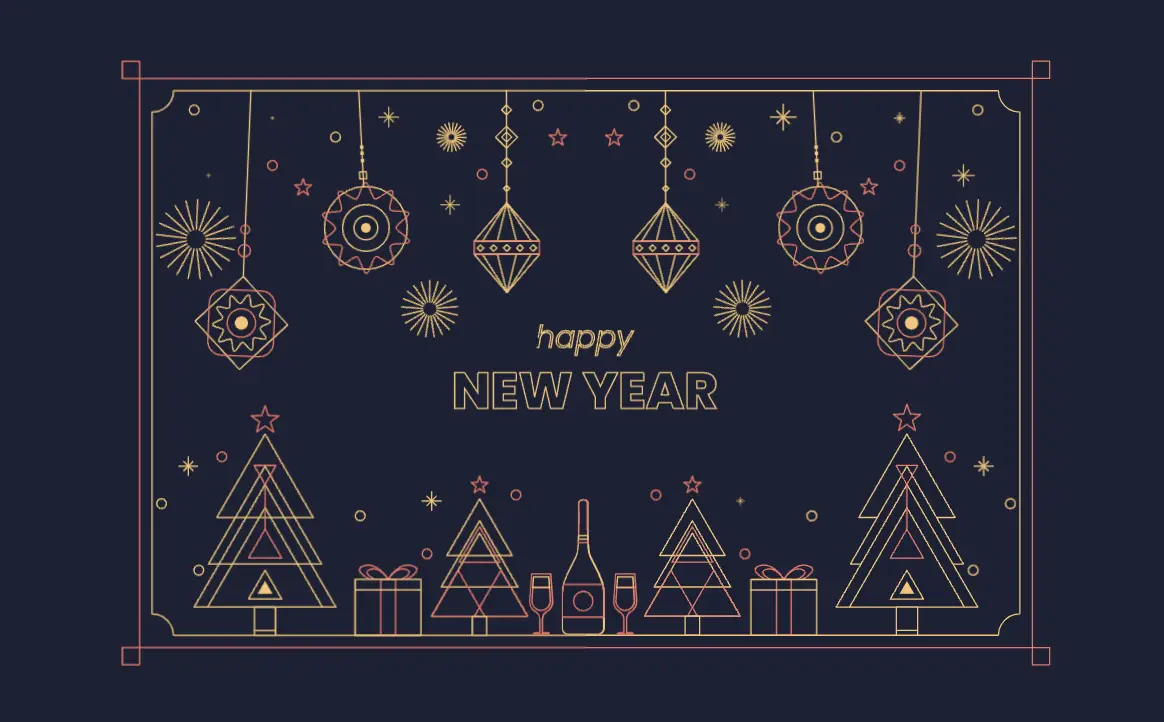 Happy New Year Wish using html, css, javascript Hey there, You are most ...