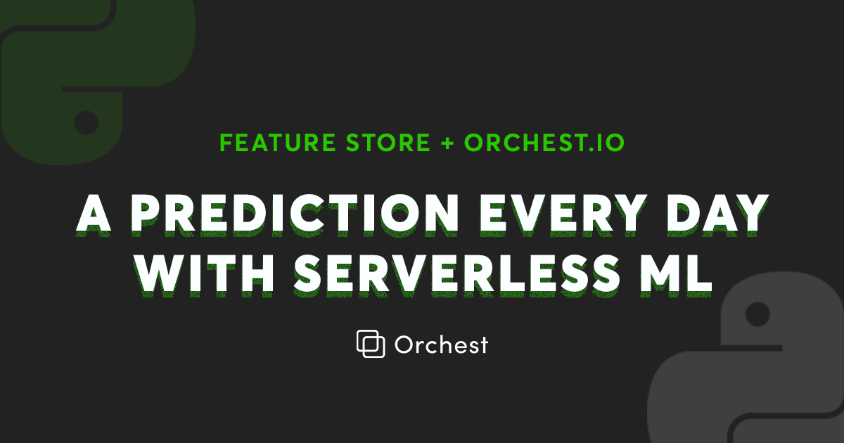 Make a prediction every day with Serverless Machine Learning. by Lex
