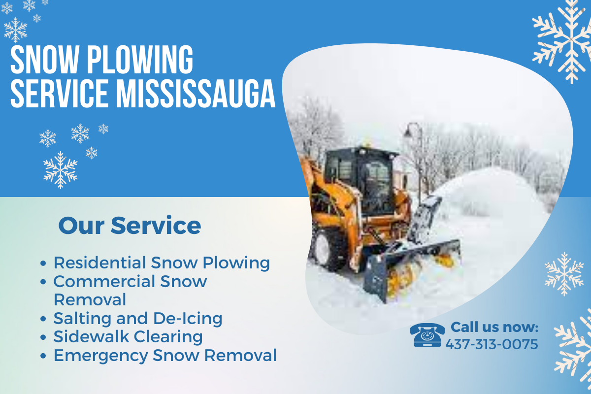 How does Cleanow’s Snow Plowing Service in Mississauga prioritize