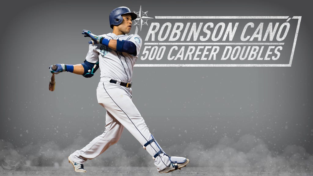 Robinson Canó Records 500th Career Double, by Mariners PR