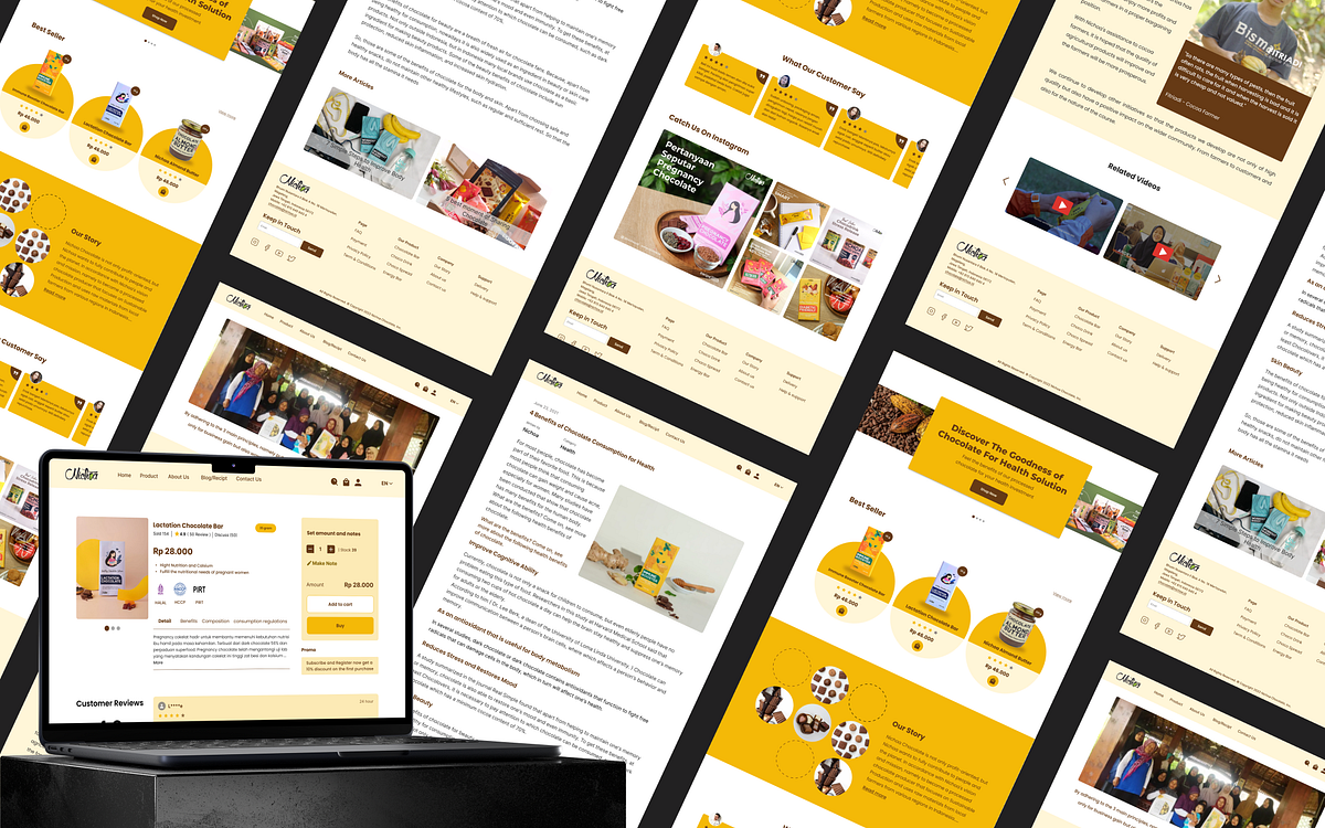 [UI/UX Project]- The Revitalization Of Nichoa Chocolate’s Website | by ...