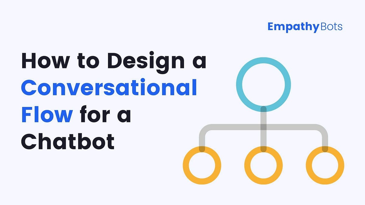 How to Design a Conversational Flow for Your Chatbot — EmpathyBots | by ...