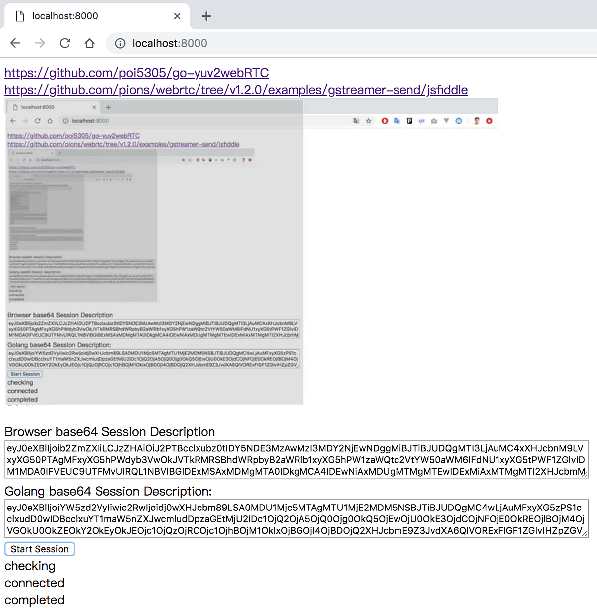 RTC Images to video streaming in Golang by Andy Medium