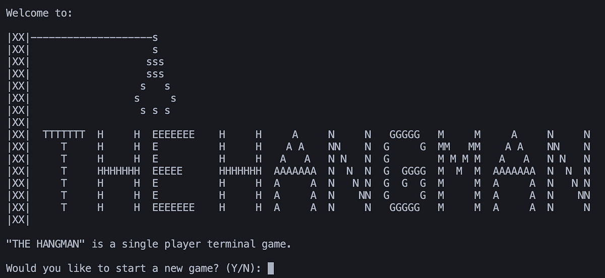 My very first Python Terminal Game by Pedro de Souza Medium