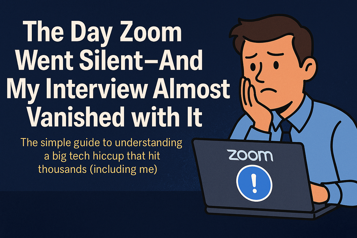 The Day Zoom Went Silent — And My Interview Almost Vanished with It