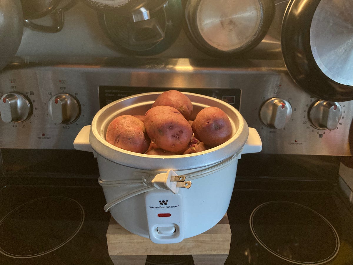Cooking Potatoes in Your Rice Cooker by Margie Pearl The DIY
