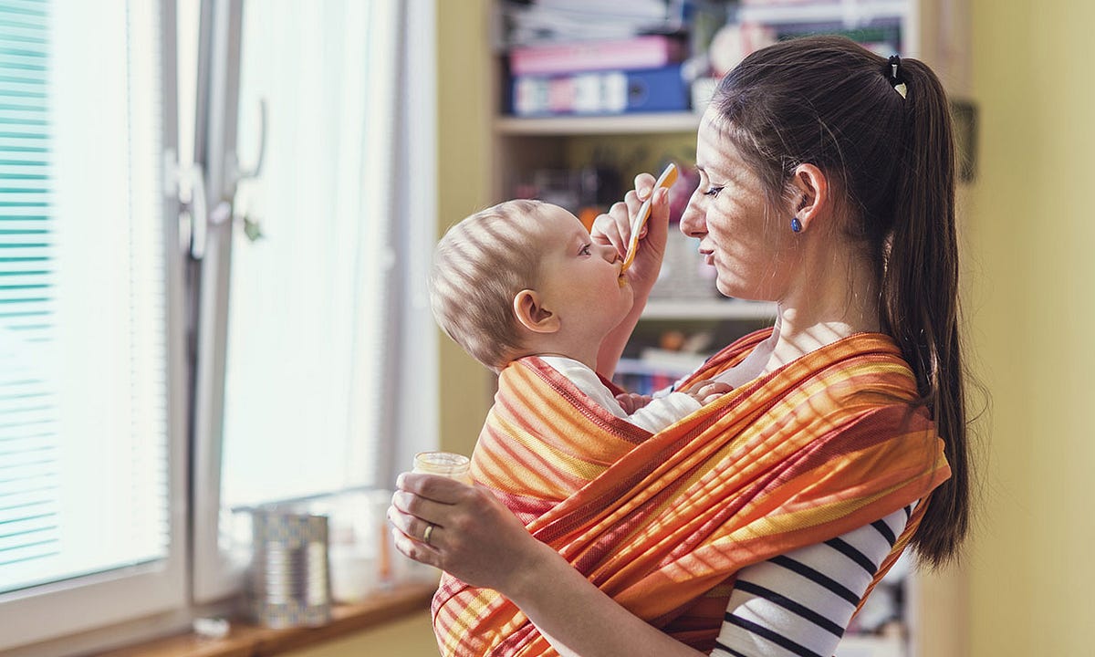How to tie a baby sling?. Perfect for babies up with a weight of… by