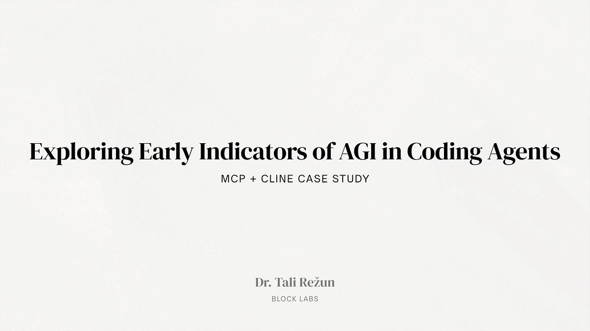 Exploring Early Indicators of AGI in Coding Agents: MCP + Cline Case ...