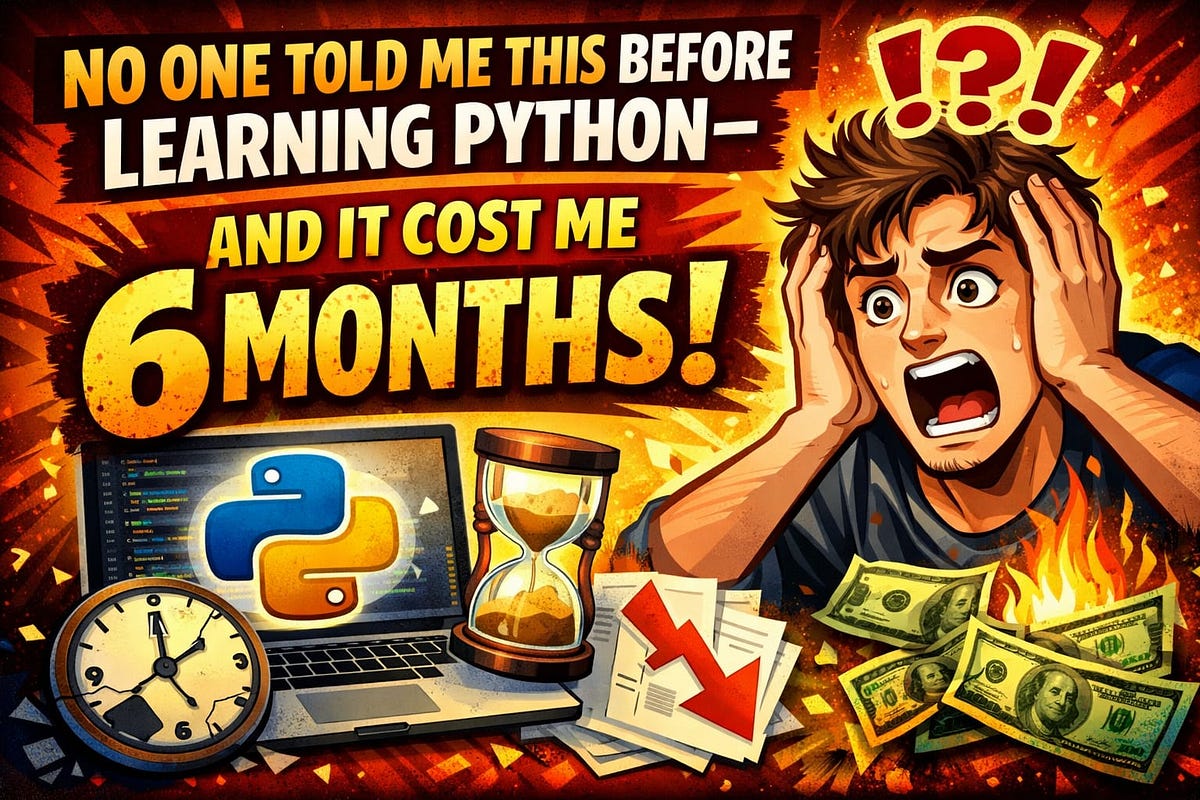 No One Told Me This Before Learning Python - And It Cost Me 6 Months ...