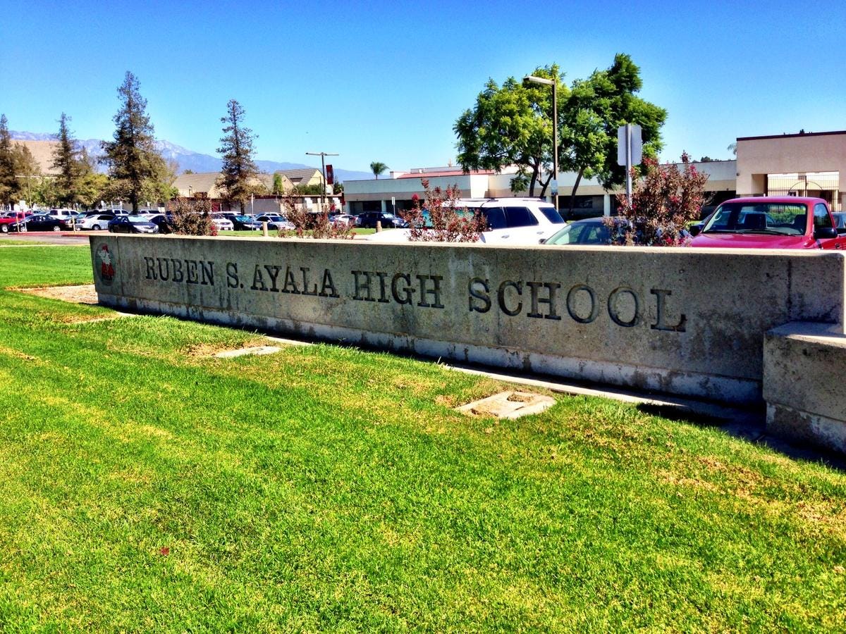 Highschool in the Hills. Ruben S. Ayala High School was home to… | by