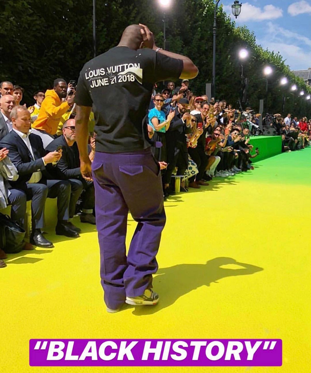 Virgil Abloh's First Louis Vuitton Show Had Kid Cudi, Playboi Carti, & More