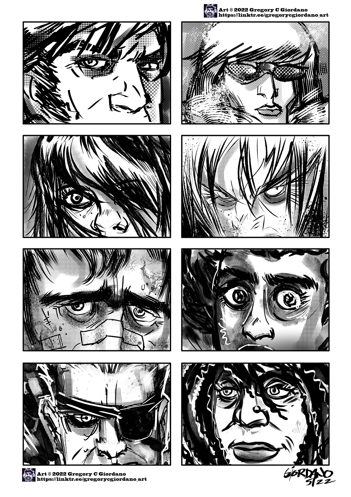 Digital Ink drawing test using Krita. Youtube link below for process