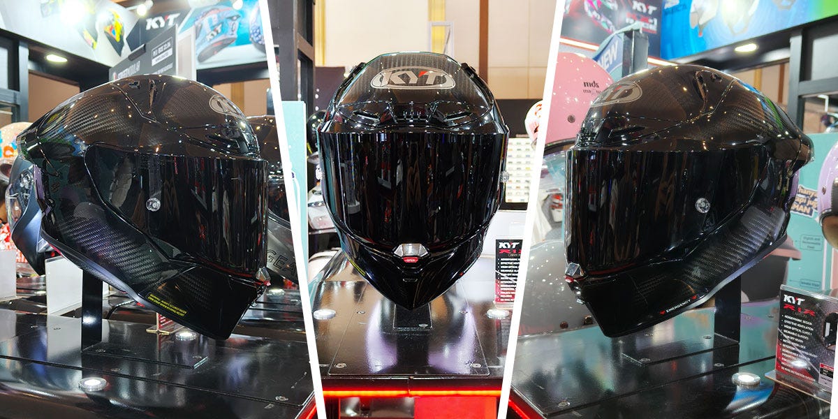 Helm KYT R1R hadir di IIMS 2026, JIEXPO Kemayoran Jakarta