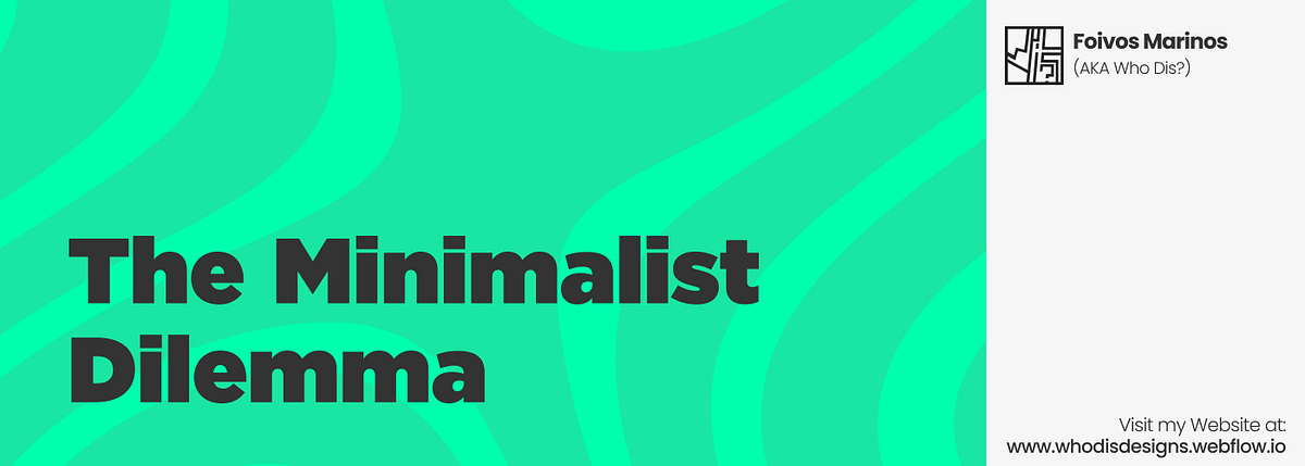 The Minimalist Dilemma: When Less is More, But Sometimes Less is Just ...