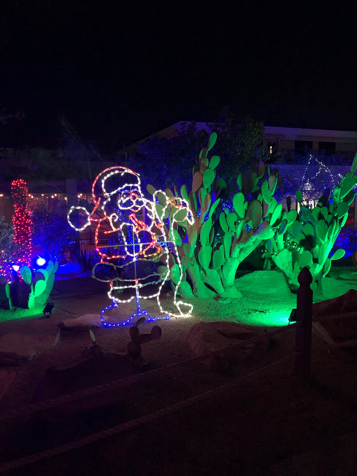 Holiday Lights at Ethel M’s in Henderson Nevada by William Michael