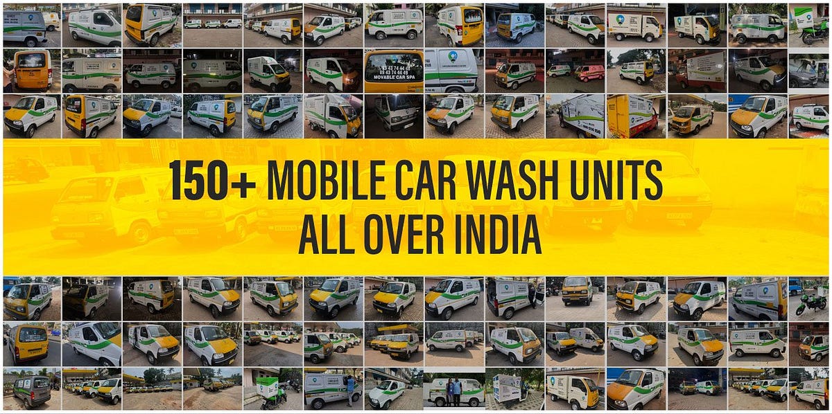 Clean Profits on the Go Mobile Car Wash Franchise in India by Pexa Carcare & Shoppe Medium