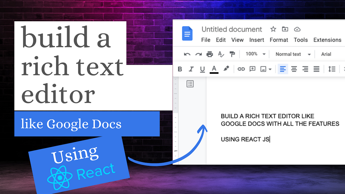 How to Build a Text Editor in React JS, by Aalam Info Solutions LLP