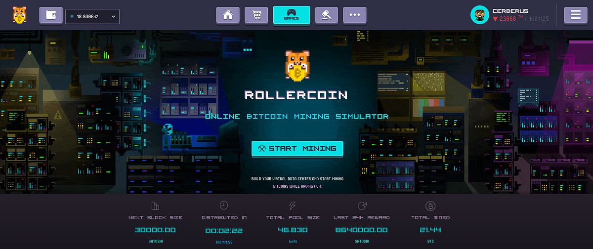 RollerCoin — Cloud Mining or Crypto Mining Game? by Cerberus