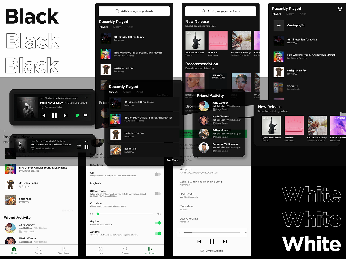 UI/UX Case Study: Redesign Spotify Mobile App | by Timothy Marshall ...