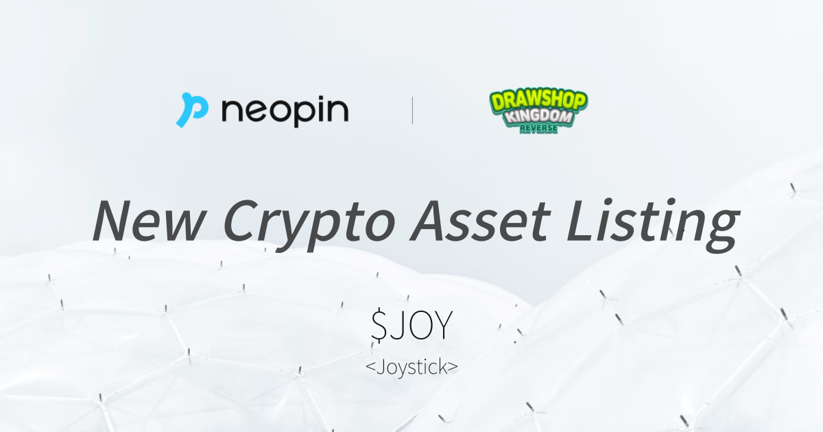 [Announcement] NEOPIN adds Joystick Token (JOY) on Swap Pool by