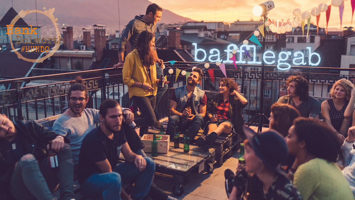 Bafflegab. The reading of the minutes at a munch… by Hank Dolworth