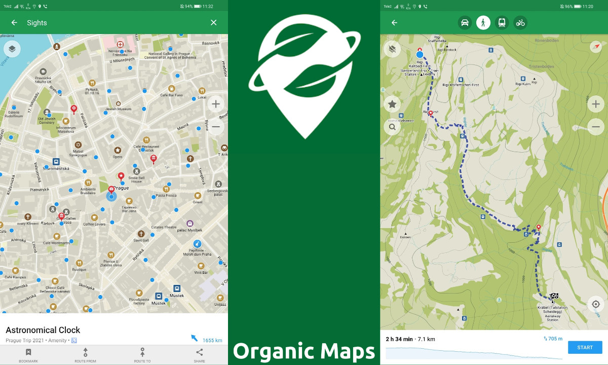 Organic Maps — Des cartes libres et respectueuses de la vie privée