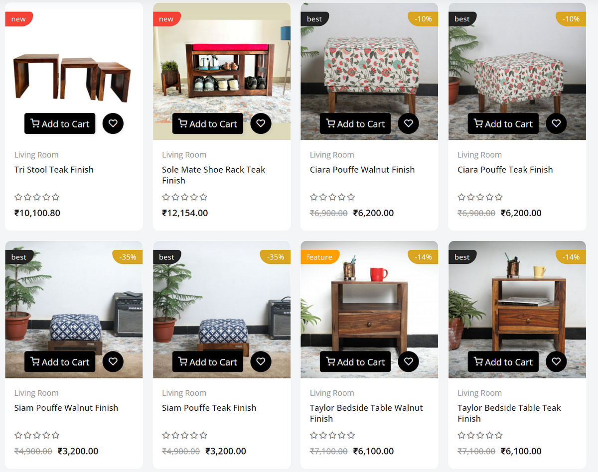 Best online Sheesham wood furniture store in India at Indikasa by