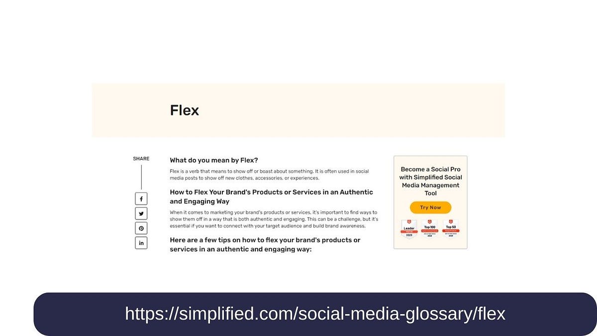 The Power of Flex Exploring its Meaning in Social Media Glossary
