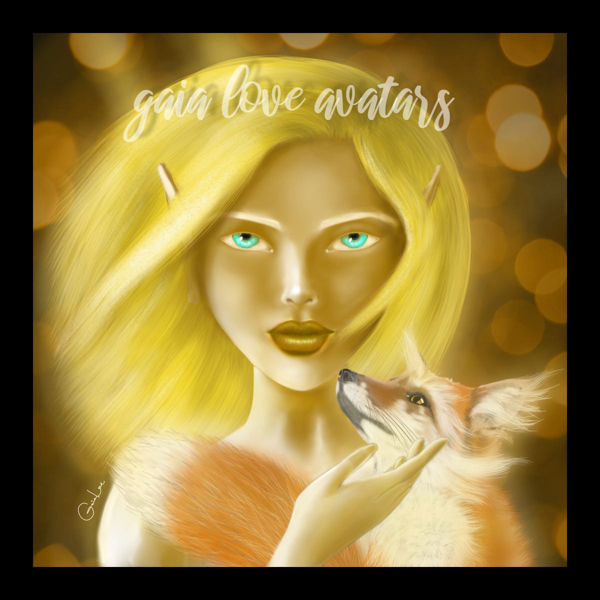 5 El zorro y Shanae la elfa del desierto de los presentes by Gaia