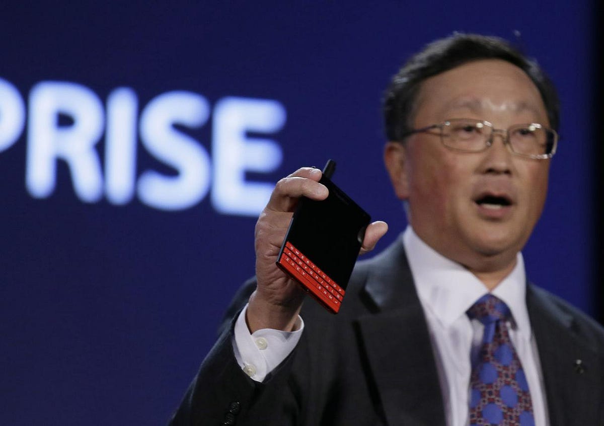 BlackBerry CEO Confirms Assisting Law Enforcement Agency