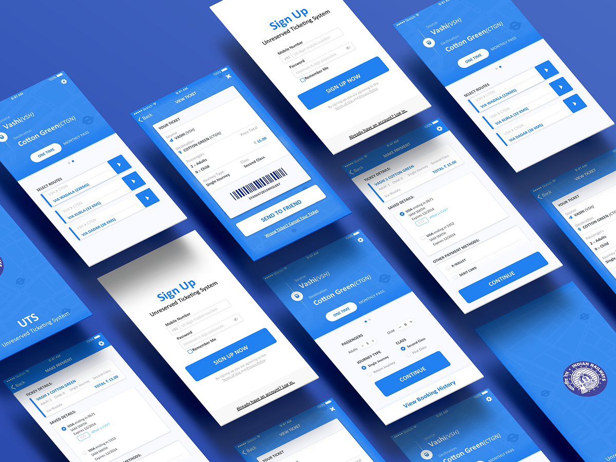 UX/UI case study — UTS app, Indian Railways by Amina Kazi UX Collective