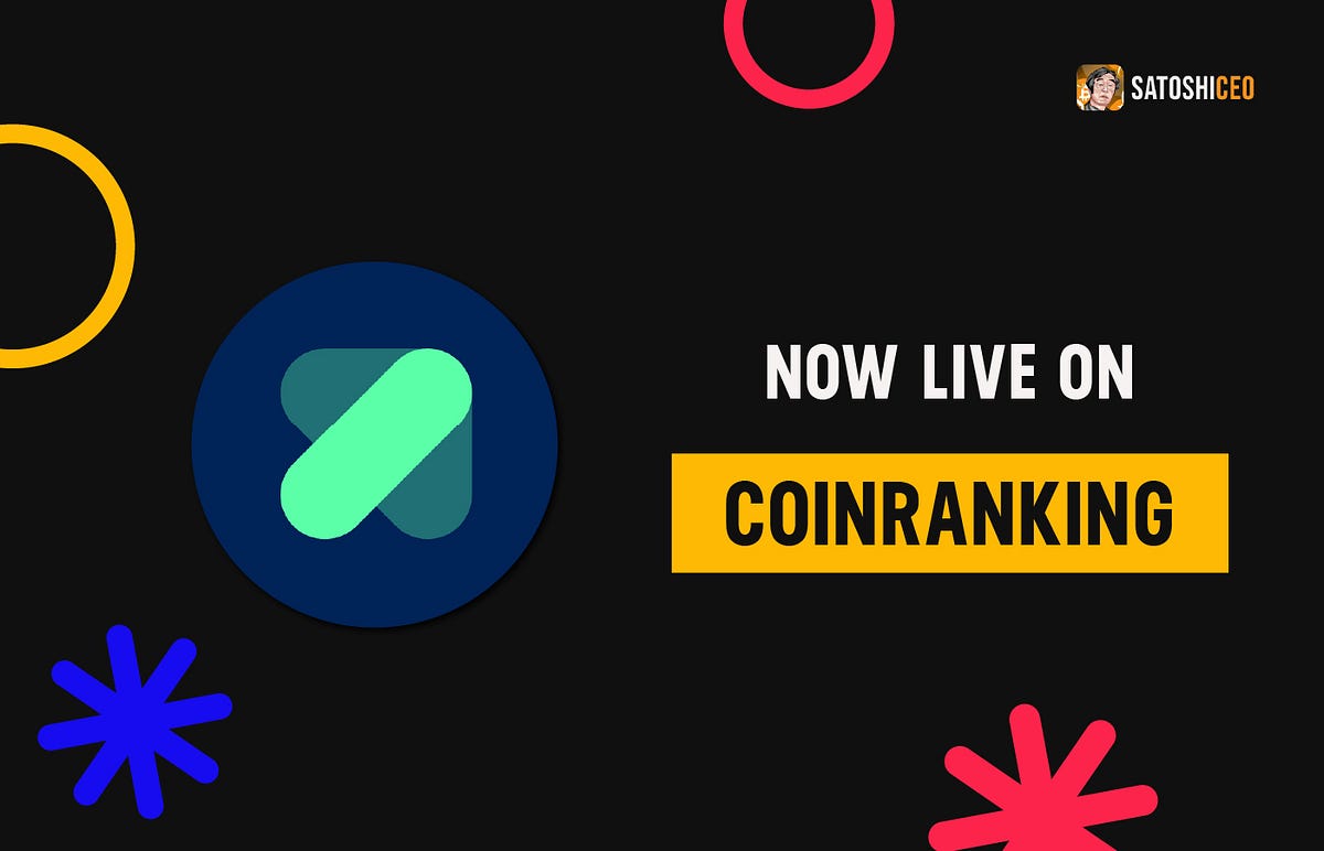 🔰 SATOSHI CEO CAN BE TRACKING ON COINRANKING - SatoshiCEO - Medium